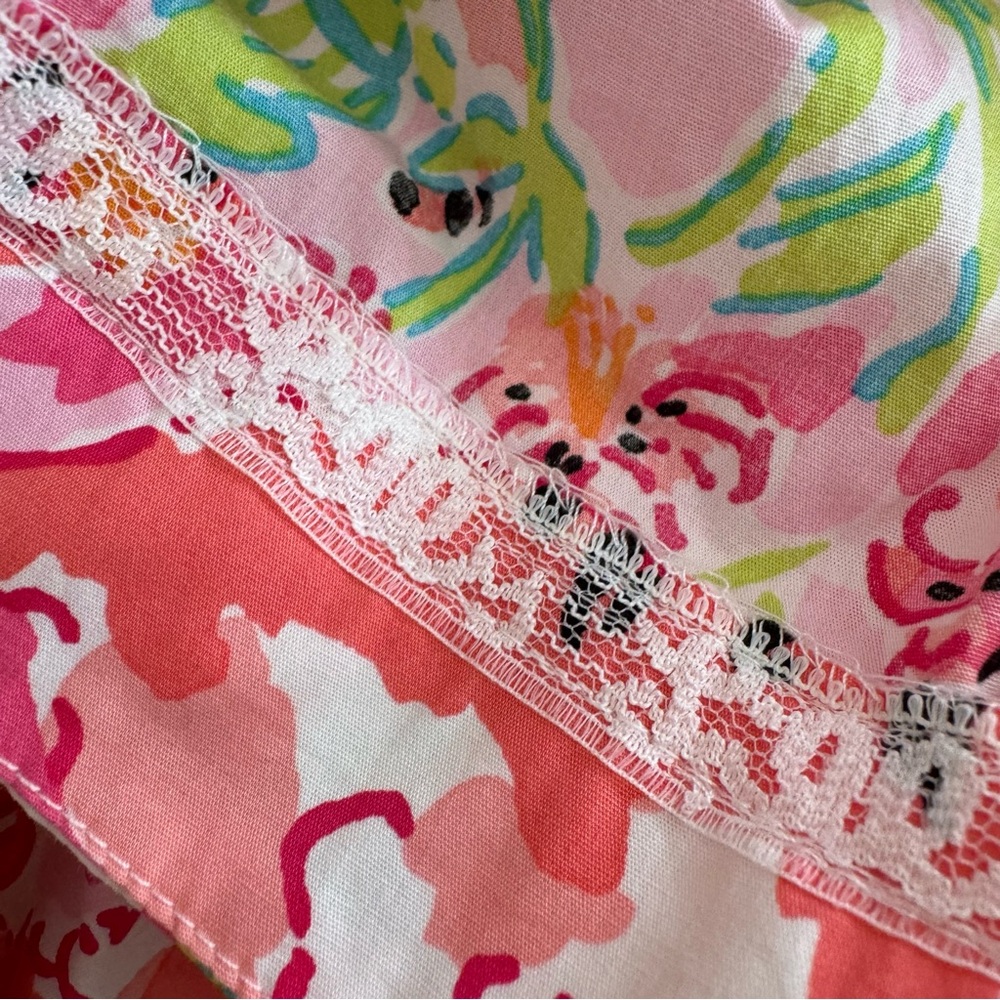 Lilly Pulitzer Ferra Strapless Dress Call Me Kitty Cat Size 8 - Picture 13 of 13